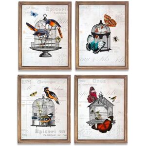 Kooi Schilderij DKD Home Decor - Shabby Chic 34x2x44cm Kooi Schilderij DKD Home Decor - Shabby Chic 34x2x44cm