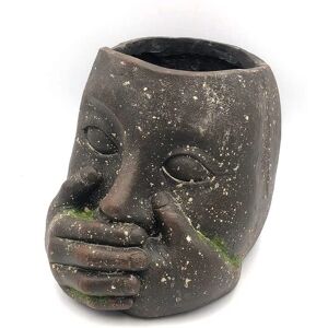 DKD HOME DECOR Fibres de Verre Gris Pot de Plante - Pot - Publicité DKD HOME DECOR Fibres de Verre Gris Pot de Plante - Pot - Publicité