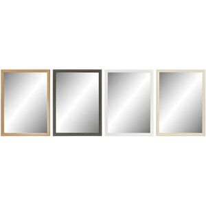 DKD Home Decor Wall Mirror - Rectangular Natural Grey Brown White - Wall mirror DKD Home Decor Wall Mirror - Rectangular Natural Grey Brown White - Wall mirror