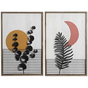 DKD Home Decor Moon Scandinavian Wall Art - Painting Set DKD Home Decor Moon Scandinavian Wall Art - Painting Set