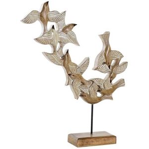 DKD Home Decor Beige Iron Birds - Decorative Figure DKD Home Decor Beige Iron Birds - Decorative Figure