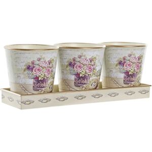 DKD Home Decor Conjunto de Macetas Rosa - Macetas Conjunto DKD Home Decor Conjunto de Macetas Rosa - Macetas Conjunto
