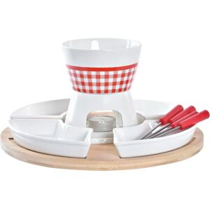 DKD Home Decor Fondue - Red - Decorative dishware DKD Home Decor Fondue - Red - Decorative dishware