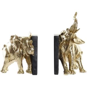 DKD Home Decor Guld Elefant Resin Kolonial Bokstöd - Bokstöd DKD Home Decor Guld Elefant Resin Kolonial Bokstöd - Bokstöd