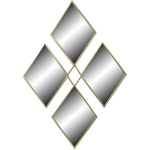 DKD Home Decor Golden Rhombus Wall Mirror - Wall mirror DKD Home Decor Golden Rhombus Wall Mirror - Wall mirror