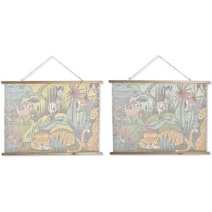 Obrazy Zwierząt DKD Home Decor - Zestaw 2 Obrazy Zwierząt DKD Home Decor - Zestaw 2