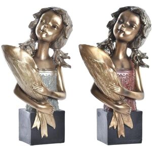 DKD Home Decor Red Golden Turquoise Decorative Figure - Decorative Figure DKD Home Decor Red Golden Turquoise Decorative Figure - Decorative Figure