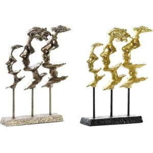 DKD HOME DECOR Ansikte Gyllene Metall Koppar Harts Modern - Decorative Figurine DKD HOME DECOR Ansikte Gyllene Metall Koppar Harts Modern - Decorative Figurine