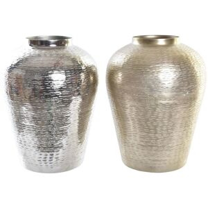 DKD Home Decor Aluminum Multicolor Vase - 2 Units DKD Home Decor Aluminum Multicolor Vase - 2 Units