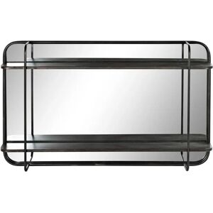 DKD Home Decor Black Metal Wall Mirror - Wall Mirror DKD Home Decor Black Metal Wall Mirror - Wall Mirror