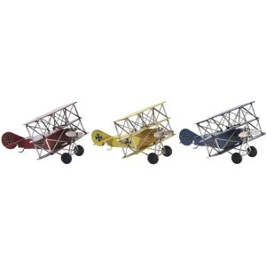 DKD Home Decor Little Plane Set - Decorative Figure DKD Home Decor Little Plane Set - Decorative Figure