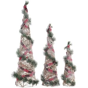 DKD Home Decor Cones Christmas LED Snowfall - Decorate Your Home DKD Home Decor Cones Christmas LED Snowfall - Decorate Your Home