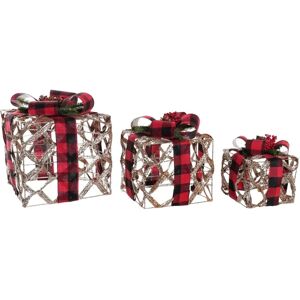 Set de Boîtes Décoratives DKD Home Decor - Rotin Pailleté - 3 Pièces - Publicité Set de Boîtes Décoratives DKD Home Decor - Rotin Pailleté - 3 Pièces - Publicité