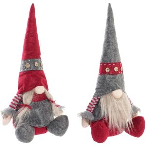 DKD HOME DECOR Polyester Juldekorationer - 2-Pack DKD HOME DECOR Polyester Juldekorationer - 2-Pack