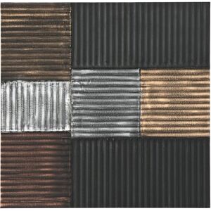Fijalo Meti DP199382 - Moderne MDF-Wanddekoration - Schwarz Gold - Wanddekoration Fijalo Meti DP199382 - Moderne MDF-Wanddekoration - Schwarz Gold - Wanddekoration