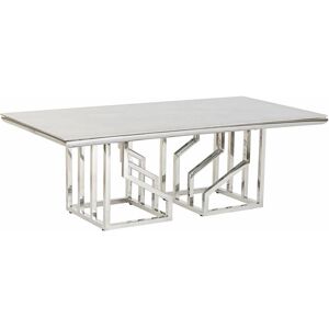 DKD Home Decor Silver Crystal Steel Coffee Table - Coffee Table DKD Home Decor Silver Crystal Steel Coffee Table - Coffee Table