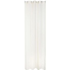 DKD Home Decor White Polyester Metal Curtain - Curtain DKD Home Decor White Polyester Metal Curtain - Curtain