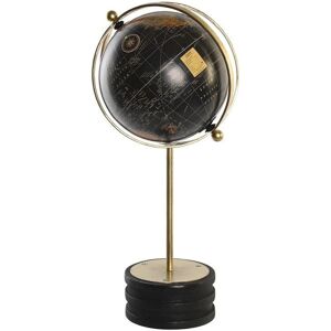 DKD Home Decor Globe - Black Golden Metal Mango Wood DKD Home Decor Globe - Black Golden Metal Mango Wood