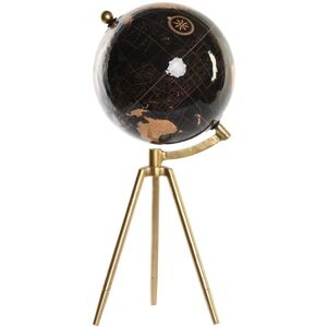 DKD Home Decor Globe Noir Doré - 20x20x47 cm - Publicité DKD Home Decor Globe Noir Doré - 20x20x47 cm - Publicité
