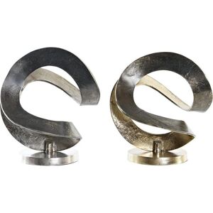 DKD Home Decor Abstract Aluminium Set - 30x29x33cm - Decor DKD Home Decor Abstract Aluminium Set - 30x29x33cm - Decor