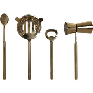 DKD Home Decor Cocktail Set - Stainless Steel & Marble - Silver Golden DKD Home Decor Cocktail Set - Stainless Steel & Marble - Silver Golden