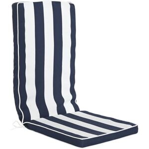 Cojín DKD Home Decor Rayas Blanco Azul marino - Cojín Cojín DKD Home Decor Rayas Blanco Azul marino - Cojín