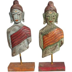 DKD Home Decor Buddha Iron Mango wood Decorative Figure - Home Decor DKD Home Decor Buddha Iron Mango wood Decorative Figure - Home Decor