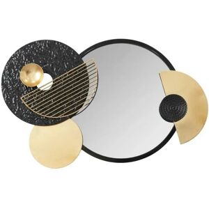 DKD Home Decor Metal Circles Wall Mirror - 83 x 5 x 54 cm DKD Home Decor Metal Circles Wall Mirror - 83 x 5 x 54 cm