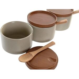 DKD Home Decor Sugar Bowl - 29 x 10 x 7 cm Beige Brown - Sugar Bowl DKD Home Decor Sugar Bowl - 29 x 10 x 7 cm Beige Brown - Sugar Bowl