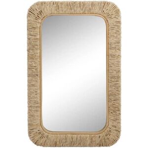 DKD Home Decor Rope Light brown Hemp - Wall mirror DKD Home Decor Rope Light brown Hemp - Wall mirror