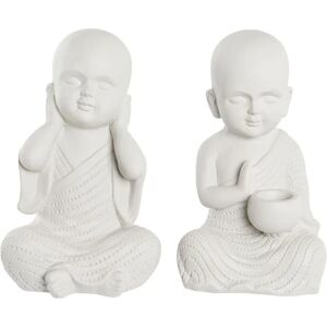 Figura Decorativa DKD Home Decor Monaco Bianco Magnesio Finitura Invecchiata - 25,5cm Figura Decorativa DKD Home Decor Monaco Bianco Magnesio Finitura Invecchiata - 25,5cm