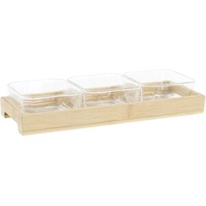 Fijalo Meti - PC203456 - Natural Bamboo Snack Tray Fijalo Meti - PC203456 - Natural Bamboo Snack Tray