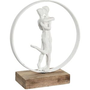 DKD Home Decor Witte Resin Mango Hout Decoratiefiguur 24x9x26cm Set DKD Home Decor Witte Resin Mango Hout Decoratiefiguur 24x9x26cm Set
