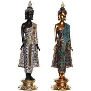 DKD Home Decor Buddha Resin Decorative Figure - 11.5cm DKD Home Decor Buddha Resin Decorative Figure - 11.5cm