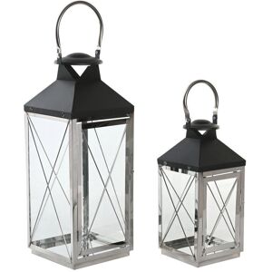 DKD Home Decor Straßenlampe Schwarz Stahl - Straßenlampe - Modern Kristall Stahl 18 x 18 x 43 cm DKD Home Decor Straßenlampe Schwarz Stahl - Straßenlampe - Modern Kristall Stahl 18 x 18 x 43 cm