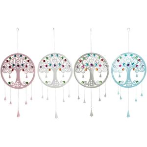 DKD Home Decor Tree Pink - Hanging decoration - 4 Units DKD Home Decor Tree Pink - Hanging decoration - 4 Units