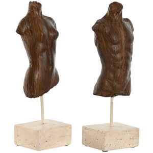 ESPRIT Decorative Figure White Light brown Bust - Decor - Resin - 2 Units ESPRIT Decorative Figure White Light brown Bust - Decor - Resin - 2 Units