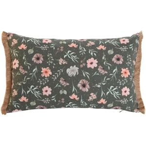 ESPRIT Groene Bloemen Boho Kussen - Kussen ESPRIT Groene Bloemen Boho Kussen - Kussen
