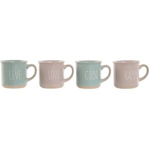 Juego de 4 tazas Home ESPRIT Diseño urbano - Taza Juego de 4 tazas Home ESPRIT Diseño urbano - Taza