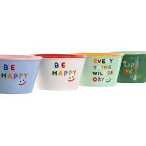 Esprit Multicolour Shabby Chic Bowl - 480 ml, Set of 4 Esprit Multicolour Shabby Chic Bowl - 480 ml, Set of 4