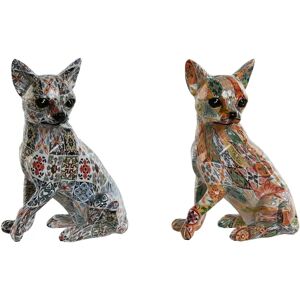 ESPRIT Multicolour Dog Mediterranean Decorative Figure - Decor 12x10x16cm ESPRIT Multicolour Dog Mediterranean Decorative Figure - Decor 12x10x16cm