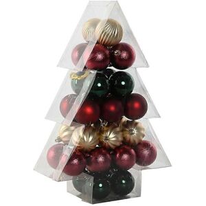 ESPRIT Red Green Christmas Baubles - Christmas ESPRIT Red Green Christmas Baubles - Christmas