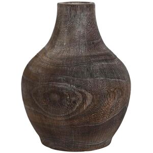 Home ESPRIT Dark grey Paolownia wood Colonial Vase Home ESPRIT Dark grey Paolownia wood Colonial Vase