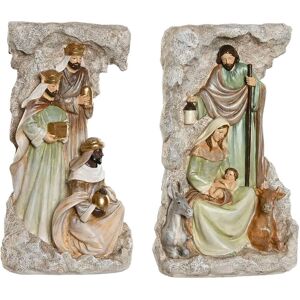 Esprit Nativity Set - Multicolor Resin - 2 Units Esprit Nativity Set - Multicolor Resin - 2 Units
