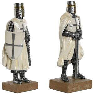 ESPRIT Silver Resin Decorative Figure - 2 Units ESPRIT Silver Resin Decorative Figure - 2 Units