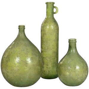 Esprit Green Recycled Glass Aged Finish Vase - Vase Esprit Green Recycled Glass Aged Finish Vase - Vase
