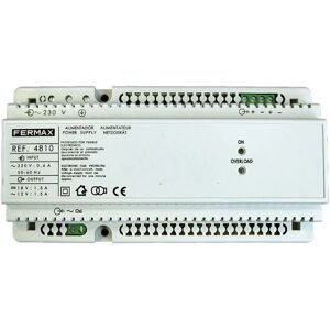 Fuente de alimentación Fermax 4810 - 230VAC/12VAC + 18VDC 1.5A Fuente de alimentación Fermax 4810 - 230VAC/12VAC + 18VDC 1.5A