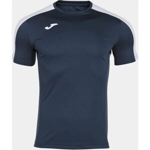 JOMA Academy Blue Short Sleeve Round Neck Polyester T-Shirt - Sportswear JOMA Academy Blue Short Sleeve Round Neck Polyester T-Shirt - Sportswear