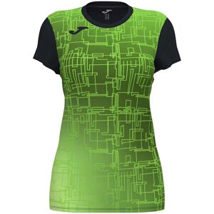 Joma Elite Viii Short Sleeve T-Shirt Black Fluor Green - T-Shirt Joma Elite Viii Short Sleeve T-Shirt Black Fluor Green - T-Shirt