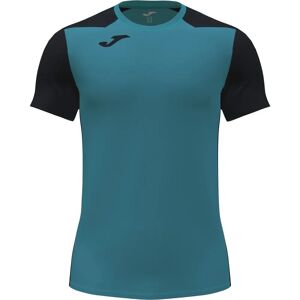 Camiseta respirável Joma Record II Turquesa e preta Camiseta respirável Joma Record II Turquesa e preta